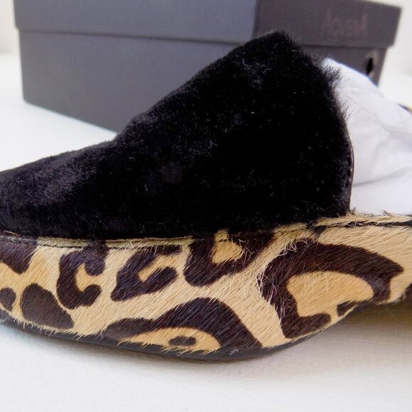 nwt Ariana Bohling alpaca loafers cheetah print - Picture 4 of 11